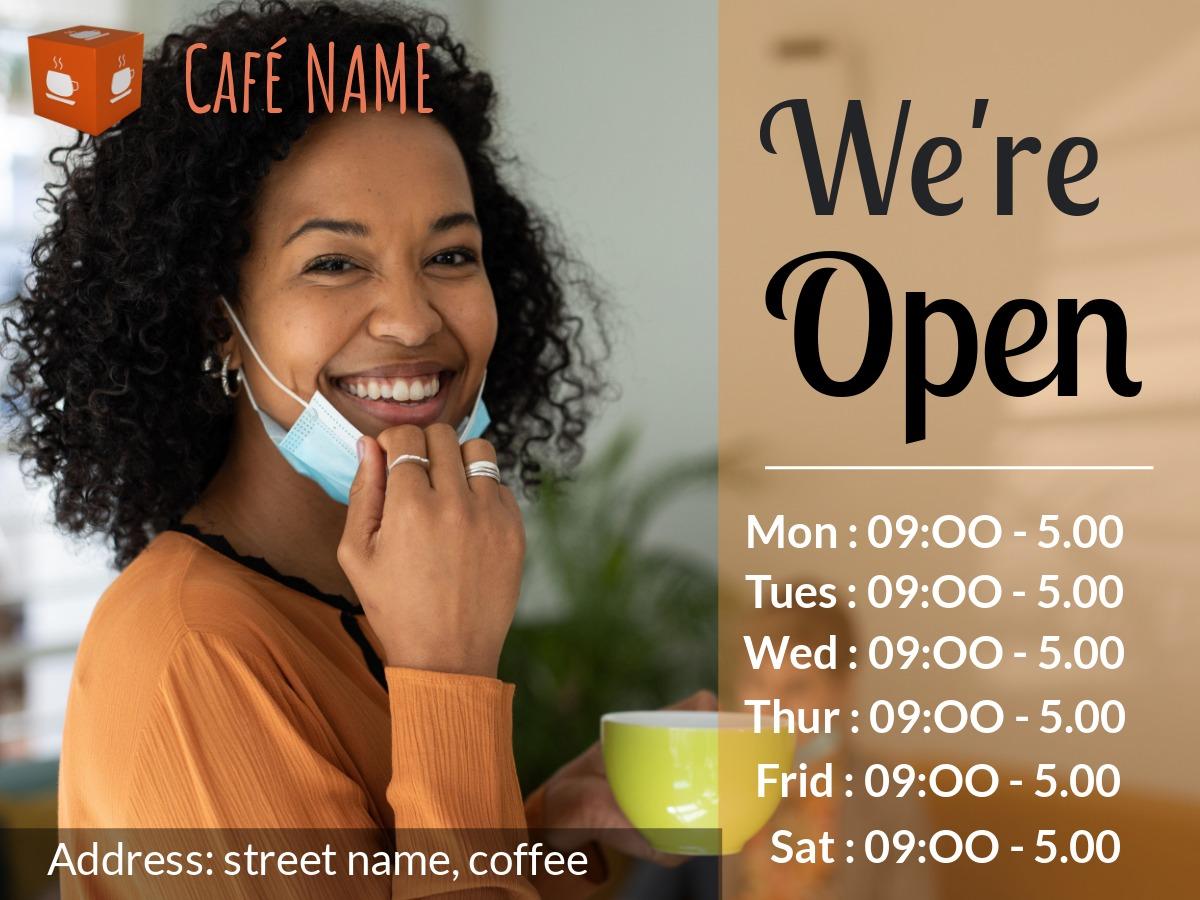 Café marketing post: We're open - 10 clever strategies for restaurant marketing during Covid-19 pandemic - Image