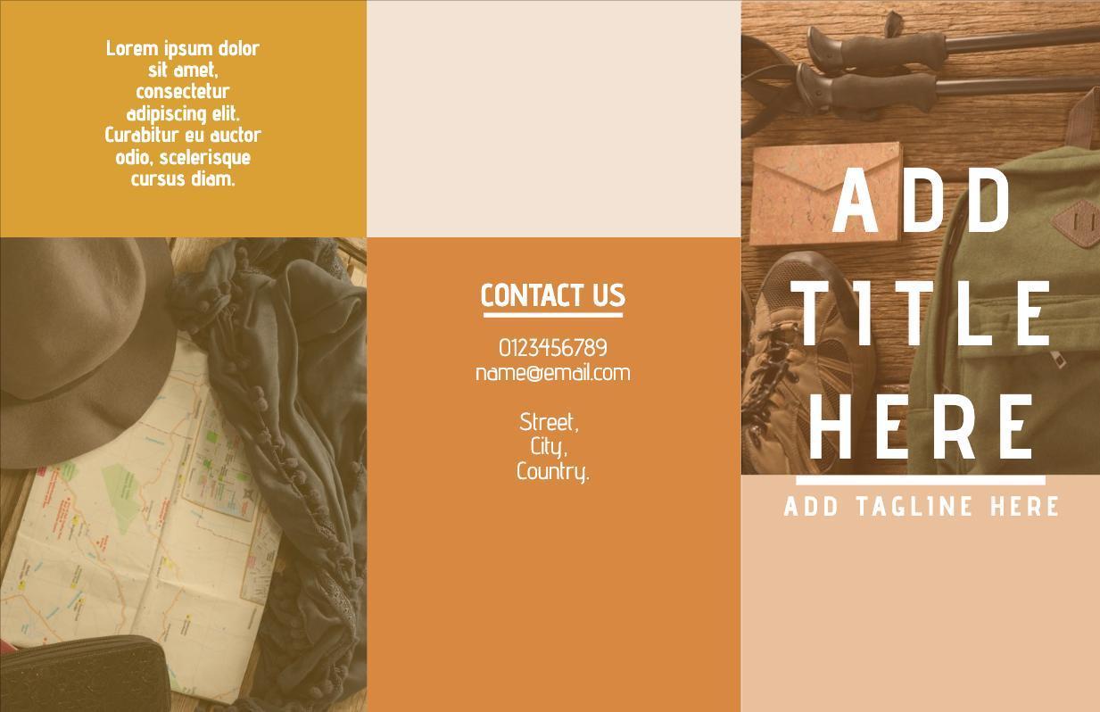 Ad template in warm colors - How to write a persuasive proposal templates - Image